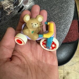 Hallmark 1985 Keepsake Christmas ornament BEARY SMOOTH RIDE Bear on Trike